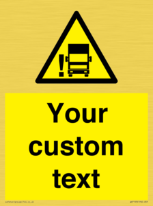 Custom warning blindspot